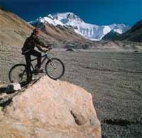 Mountain Biking in Tibet Everest