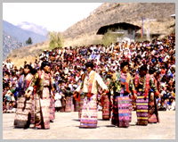 Folk Dancers - Bumthang Festival