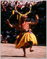 Masked Dancer - Bumthang Festival.