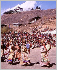 Paro Festival - Bhutan. 