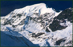 Paldor Peak - south-west face  seen from above base camp.