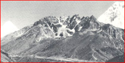 Rocky Phokalde Peaks seen from Pheriche. 