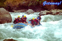 Rafting in the Teesta River  Darjeeling.