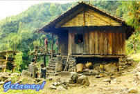 Village Hut,  Tolung Valley Trek.