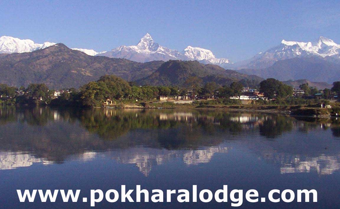 The view of the Annapurna range including Fishtail very close from New Pokhara Lodge