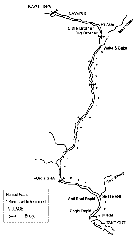 Kali Gandaki Map Detail