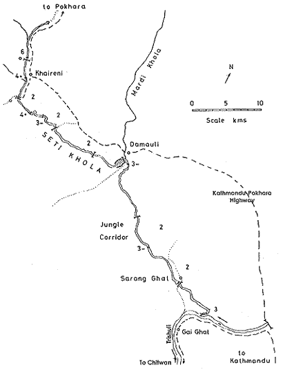 Seti River Map